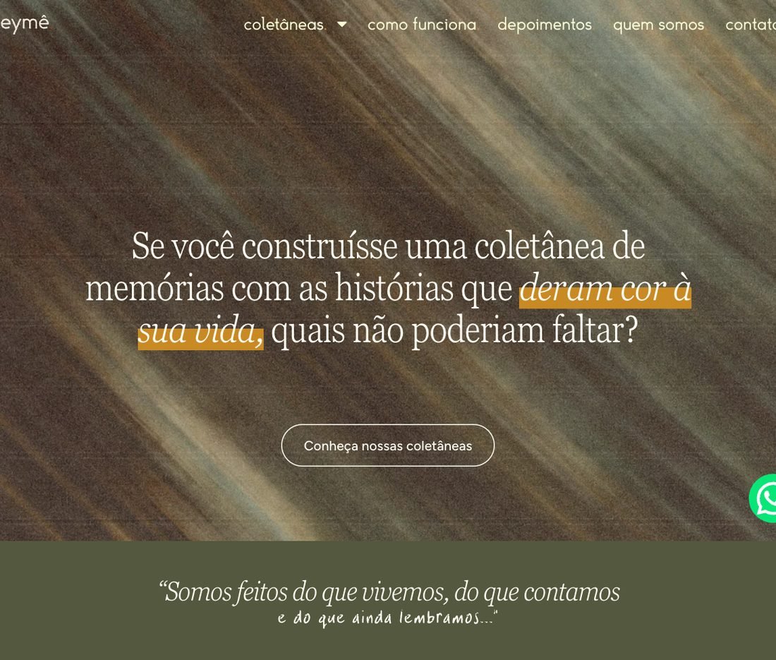Beymê Coletâneas: site institucional