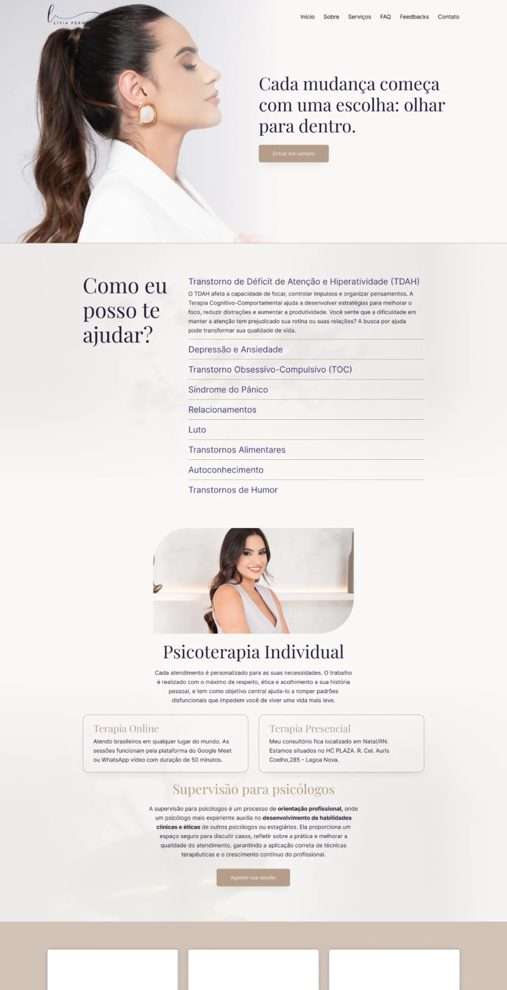 Acesso: http://liviafernandespsi.com.br/